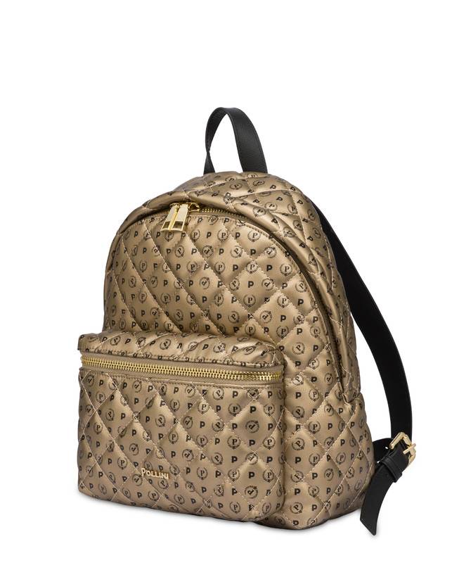 Pollini Zaino Heritage Matelassé Oro/nero Italia