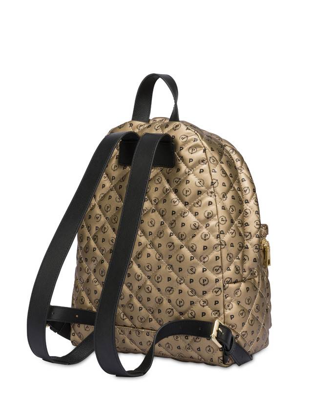 Pollini Zaino Heritage Matelassé Oro/nero Italia
