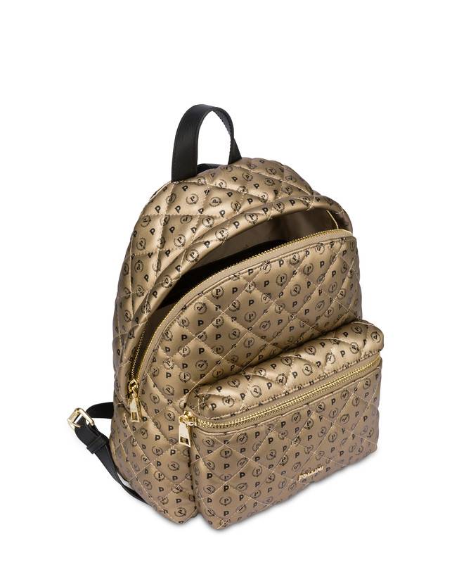 Pollini Zaino Heritage Matelassé Oro/nero Italia