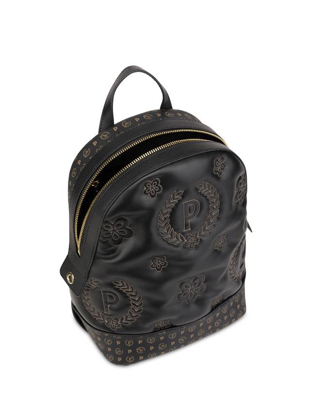 Pollini Zaino Puffy Heritage Nero/nero/nero In Linea