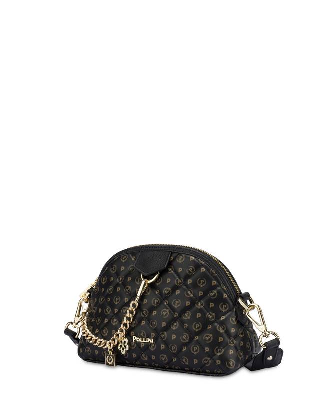 Pollini Borsa A Tracolla Heritage Matelassé Nero/nero Pezzi Unici