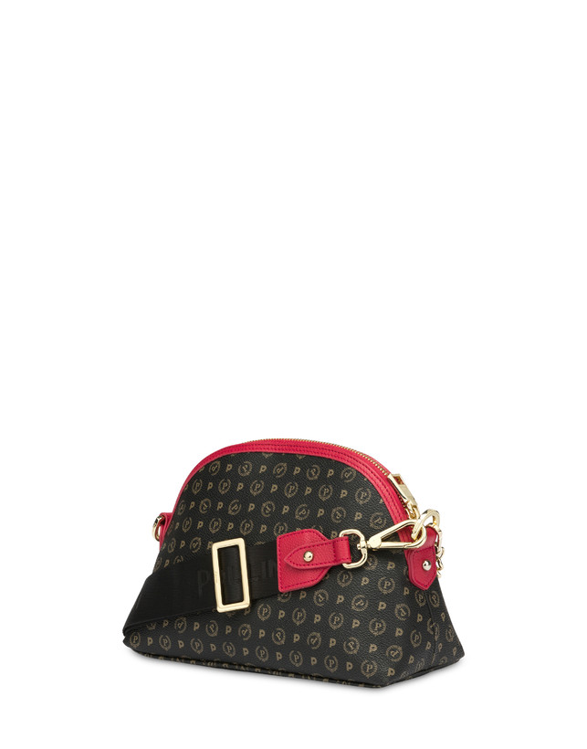 Pollini Borsa A Tracolla Heritage Logo Classic Nero/lacca Soddisfazione Garantita