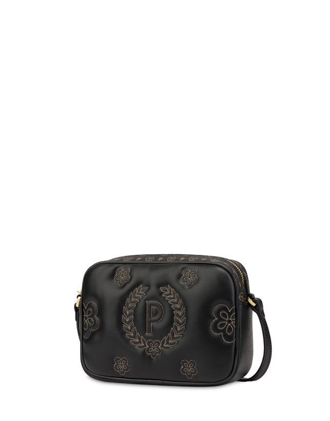 Pollini Borsa A Tracolla Puffy Heritage Nero/nero/nero Qualità Garantita