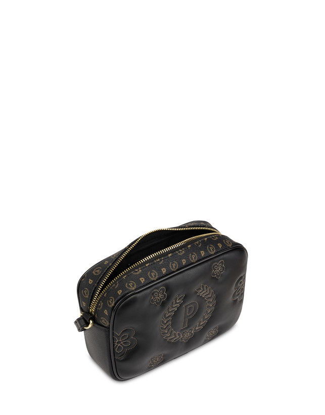 Pollini Borsa A Tracolla Puffy Heritage Nero/nero/nero Qualità Garantita