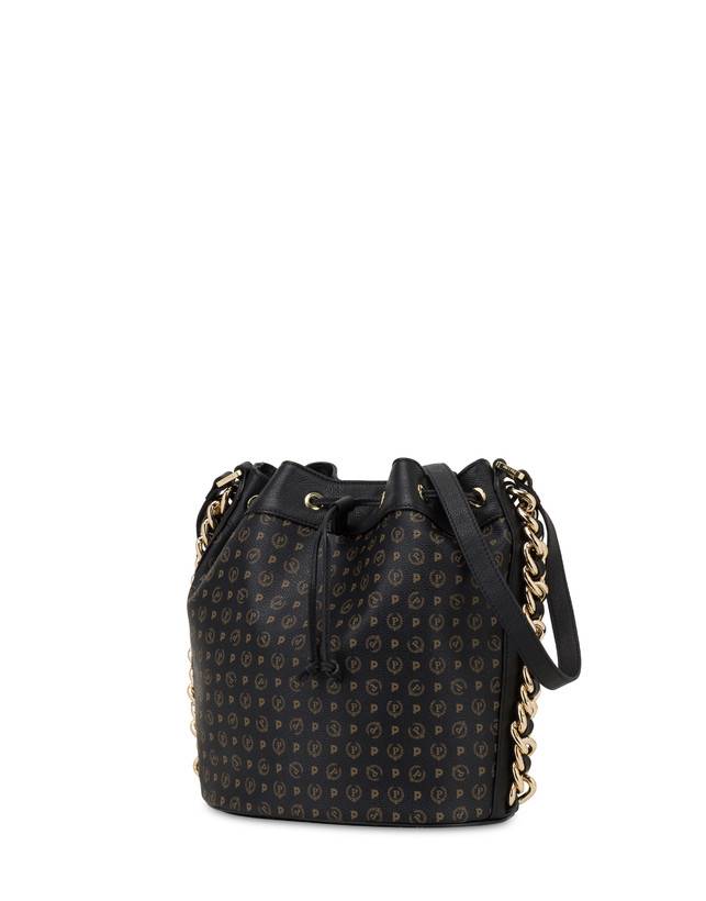 Pollini Borsa A Secchiello Heritage Logo Classic Nero/nero Promozione Limitata