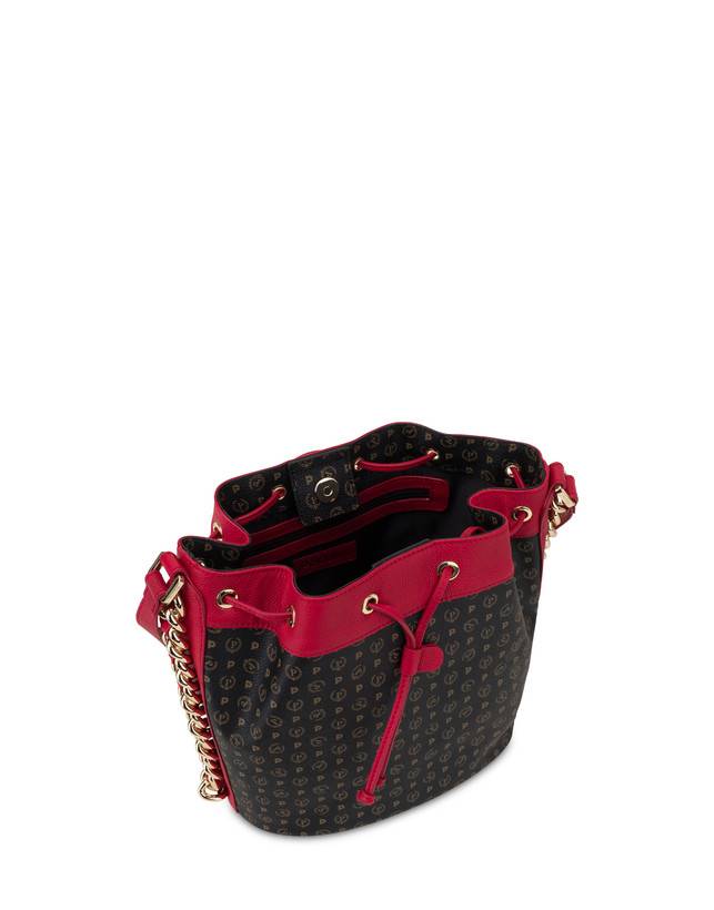 Pollini Borsa A Secchiello Heritage Logo Classic Nero/lacca Fino Al -60%