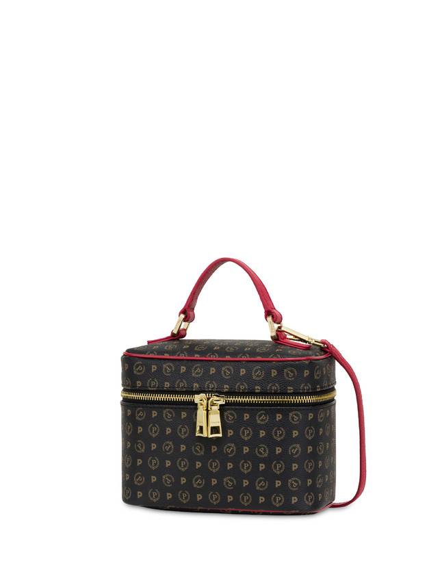 Pollini Borsa Beauty Piccola Heritage Logo Classic Nero/lacca Prezzo Ridotto