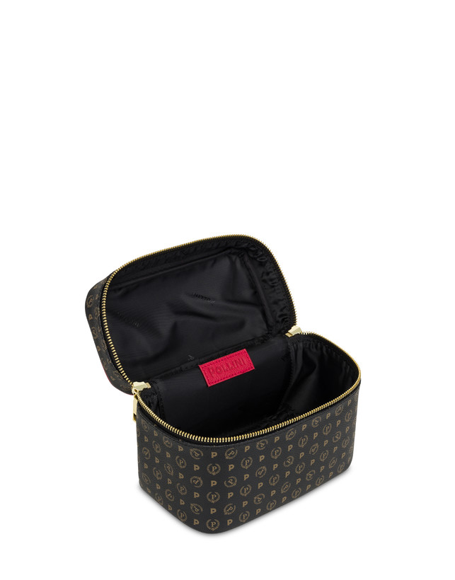 Pollini Borsa Beauty Piccola Heritage Logo Classic Nero/lacca Prezzo Ridotto