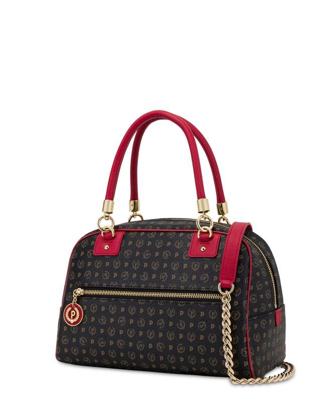 Pollini Bowling Bag Heritage Logo Classic Nero/lacca Novità