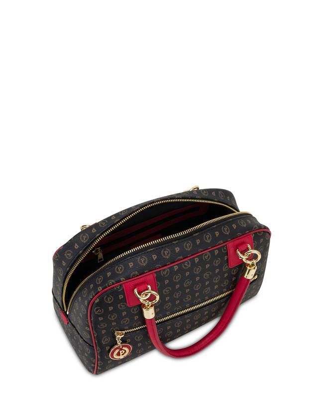 Pollini Bowling Bag Heritage Logo Classic Nero/lacca Novità