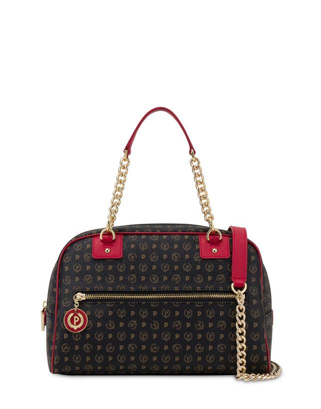 Pollini Bowling Bag Heritage Logo Classic Nero/lacca Novità