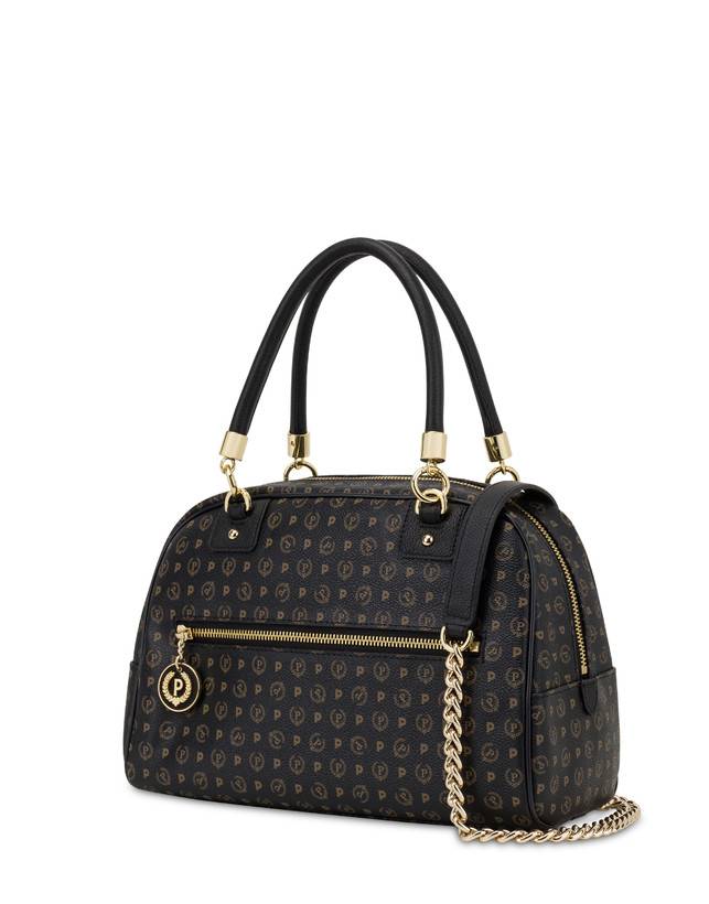 Pollini Bowling Bag Heritage Logo Classic Nero/nero Presa