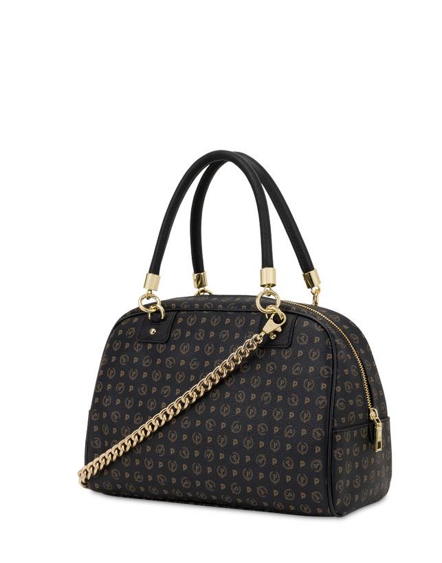 Pollini Bowling Bag Heritage Logo Classic Nero/nero Presa