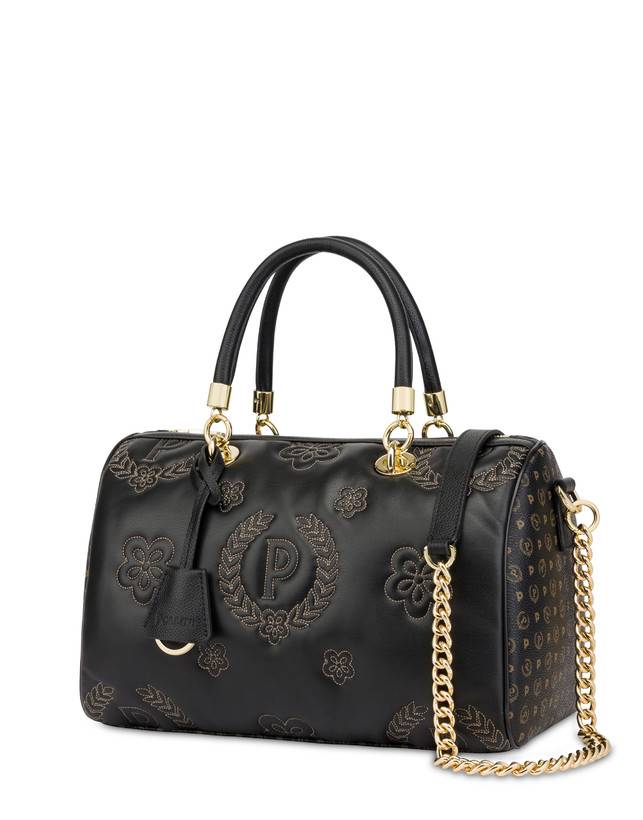 Pollini Borsa Bauletto Puffy Heritage Nero/nero/nero Economico
