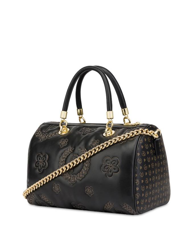 Pollini Borsa Bauletto Puffy Heritage Nero/nero/nero Economico