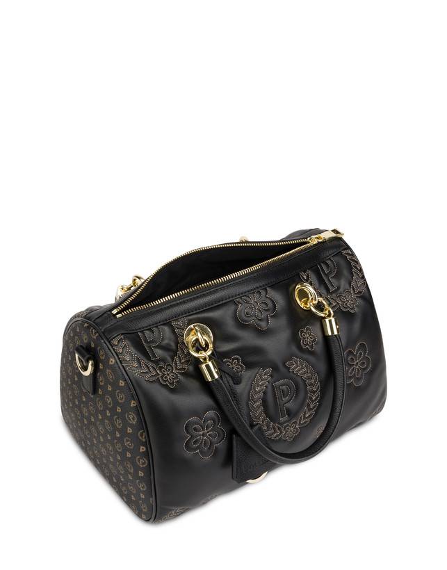 Pollini Borsa Bauletto Puffy Heritage Nero/nero/nero Economico