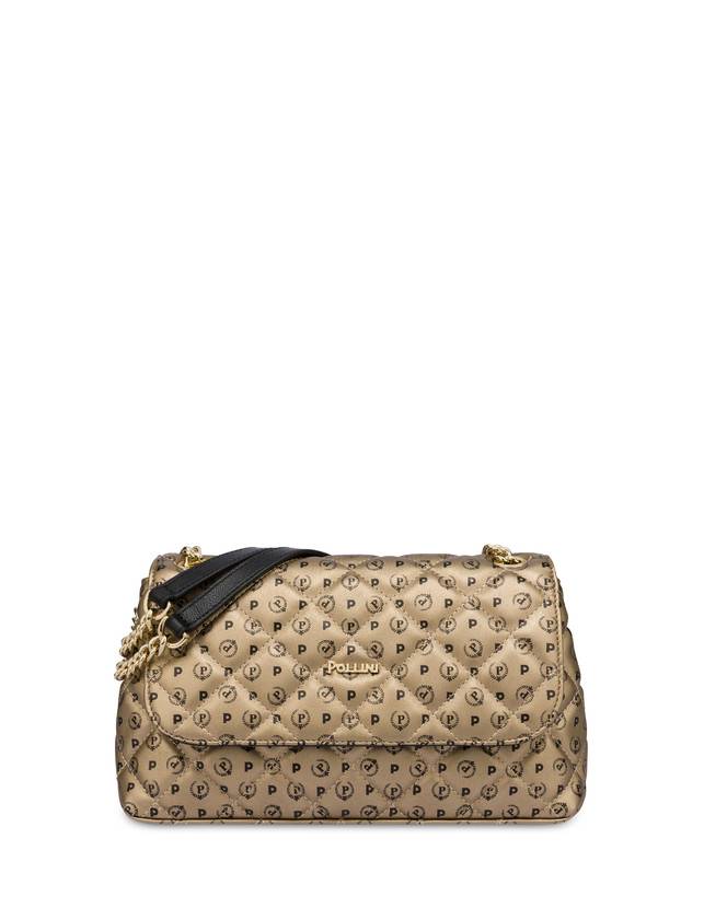 Pollini Borsa A Spalla Heritage Matelassé Oro/nero