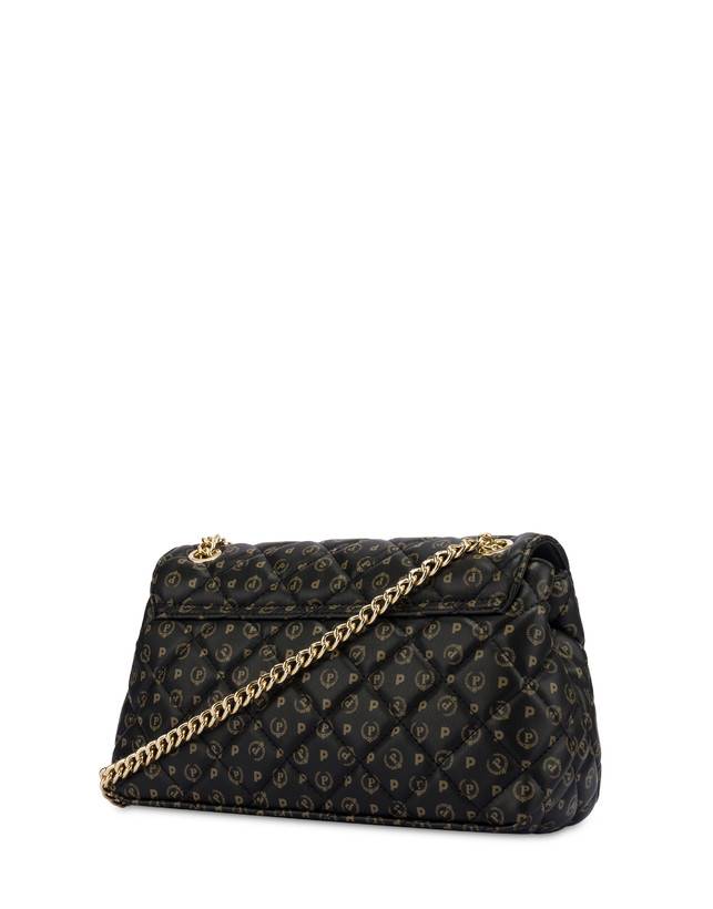 Pollini Borsa A Spalla Heritage Matelassé Nero/nero Saldi