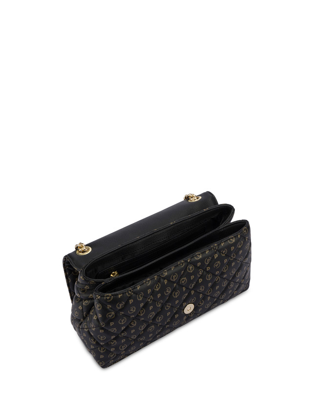 Pollini Borsa A Spalla Heritage Matelassé Nero/nero Saldi