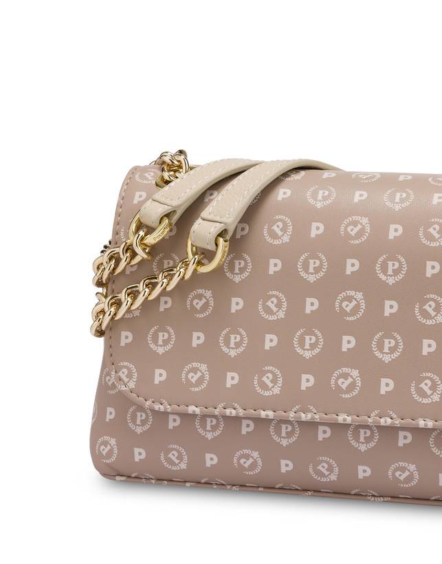 Pollini Borsa A Spalla Heritage Soft Touch Beige/avorio Offerte