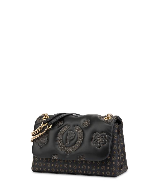 Pollini Borsa A Spalla Puffy Heritage Nero/nero/nero Convenienza