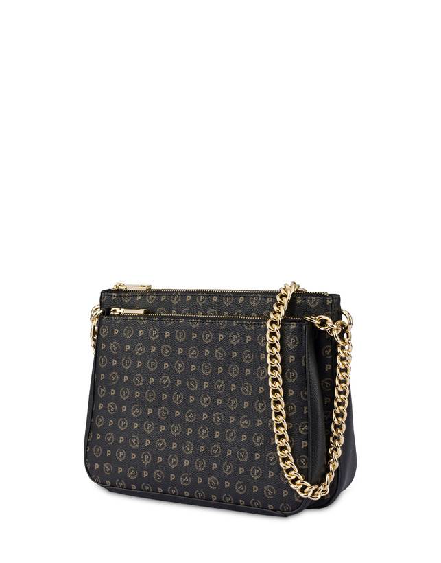 Pollini Borsa A Spalla Heritage Logo Classic Nero/nero Presa