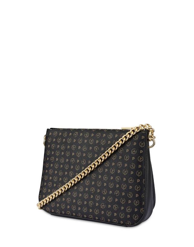 Pollini Borsa A Spalla Heritage Logo Classic Nero/nero Presa