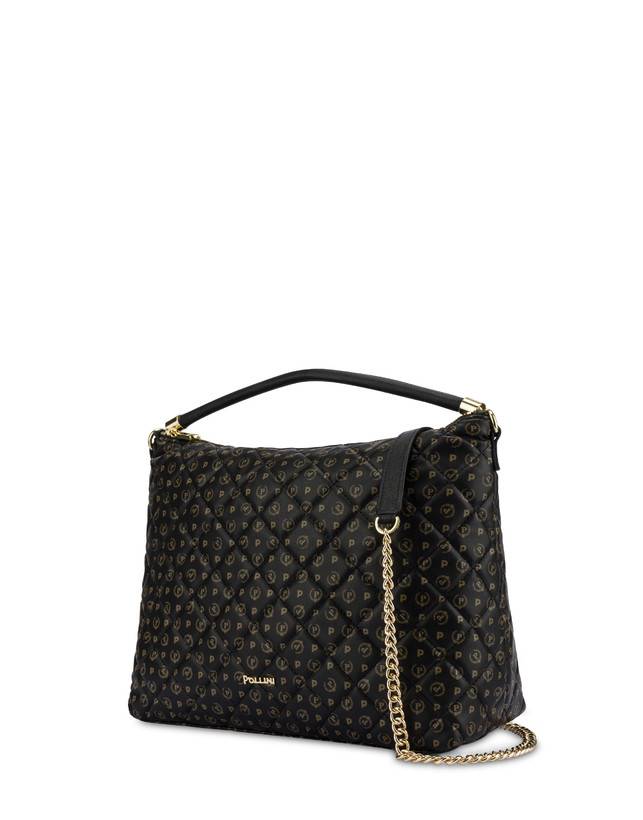Pollini Borsa Hobo Heritage Matelassé Nero/nero Offerta