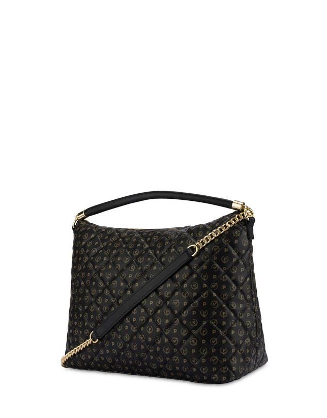 Pollini Borsa Hobo Heritage Matelassé Nero/nero Offerta