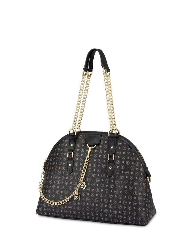 Pollini Borsa A Spalla Heritage Logo Classic Nero/nero Online