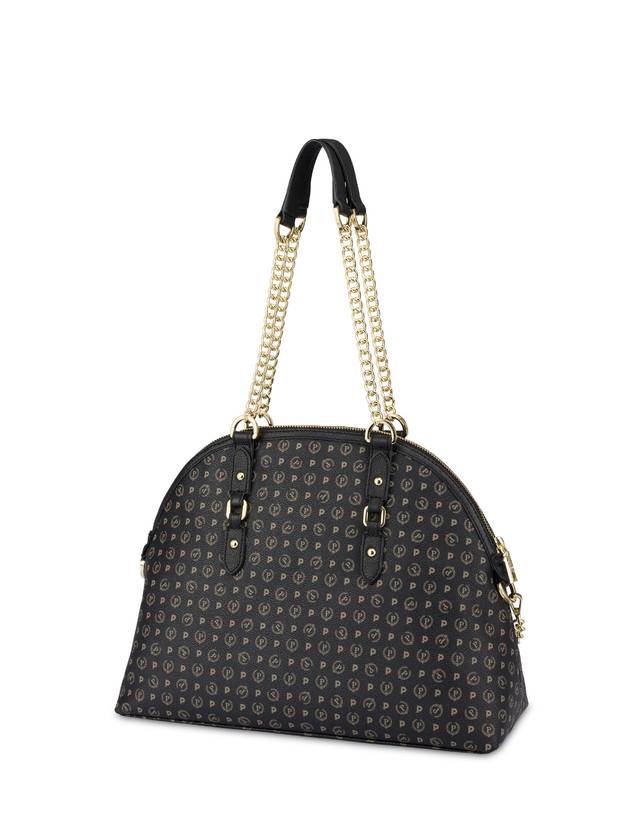 Pollini Borsa A Spalla Heritage Logo Classic Nero/nero Online