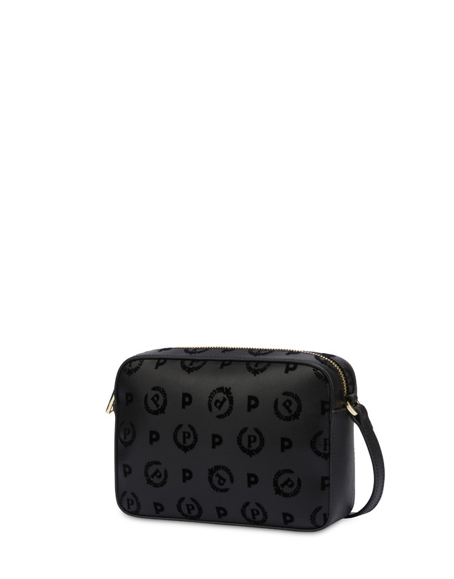 Pollini Borsa A Tracolla Heritage Flock Nero/nero Negozio