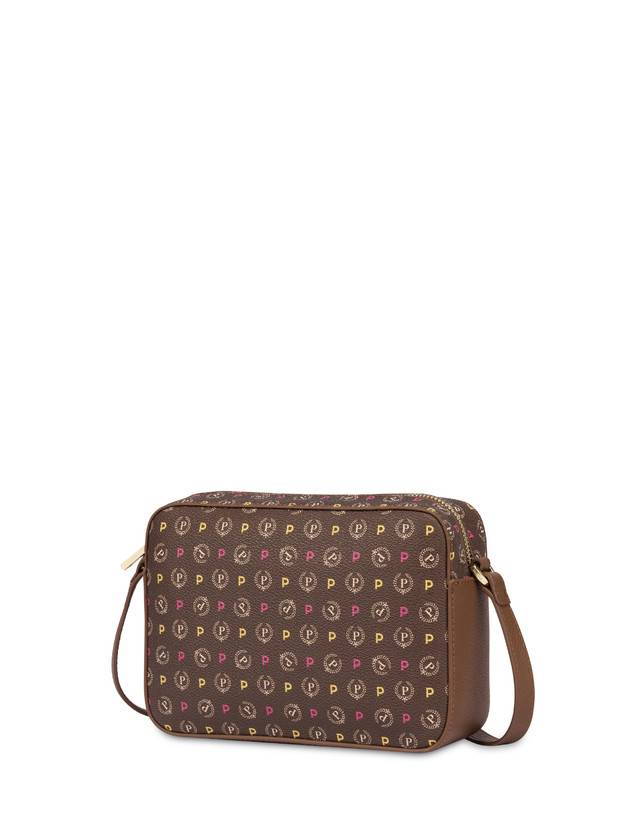 Pollini Borsa A Tracolla Heritage Logo Classic Multicolor/marrone In Saldo