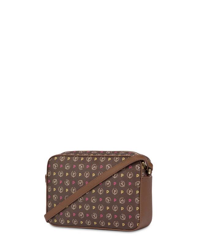 Pollini Borsa A Tracolla Heritage Logo Classic Multicolor/marrone In Saldo