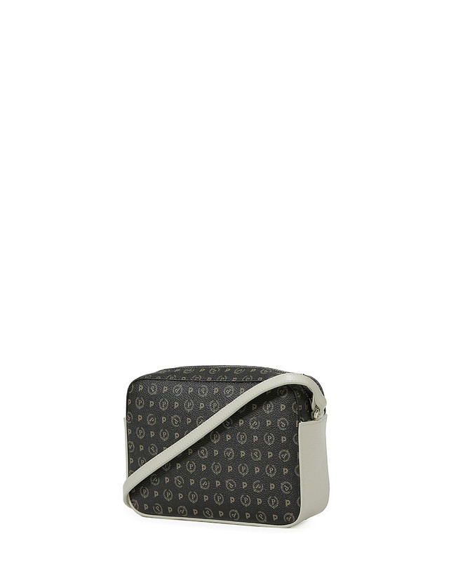 Pollini Borsa A Tracolla Heritage Logo Classic Nero/avorio Nuova