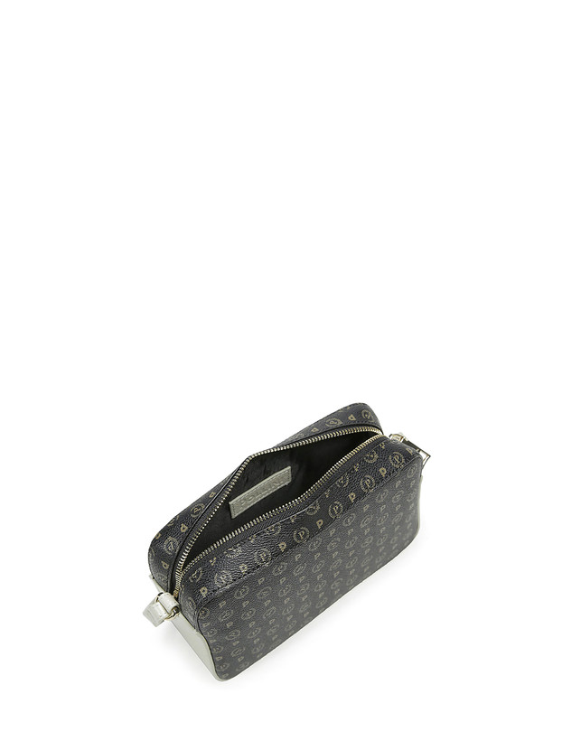 Pollini Borsa A Tracolla Heritage Logo Classic Nero/avorio Nuova