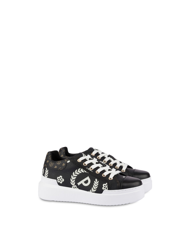 Pollini Sneakers Maxi Heritage Day Sì! Nero/nero/nero Spedizione gratuita