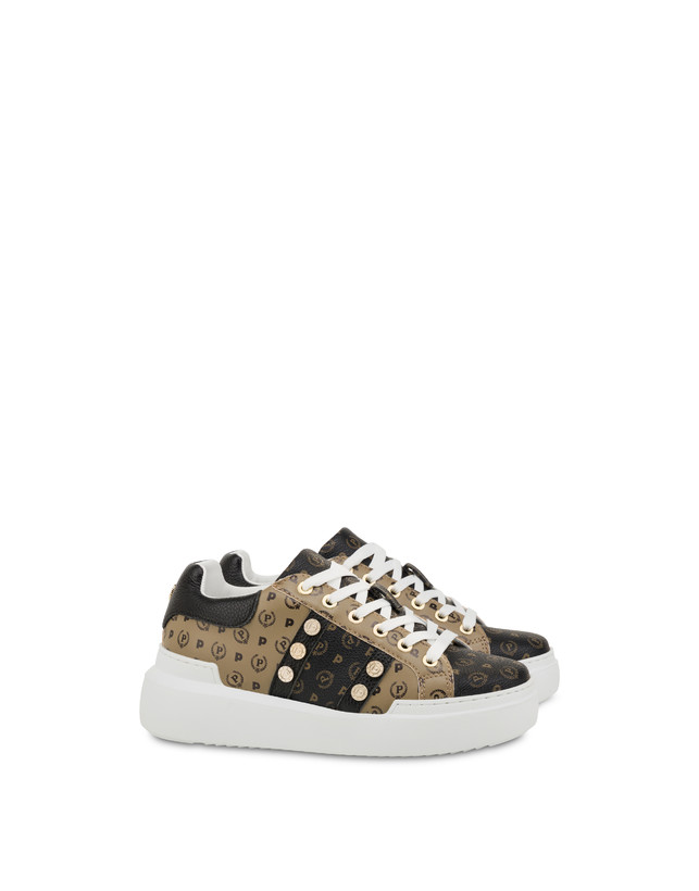 Pollini Sneakers Con Borchie Heritage Avorio/beige/ghiaccio Sconto di tempo limitato