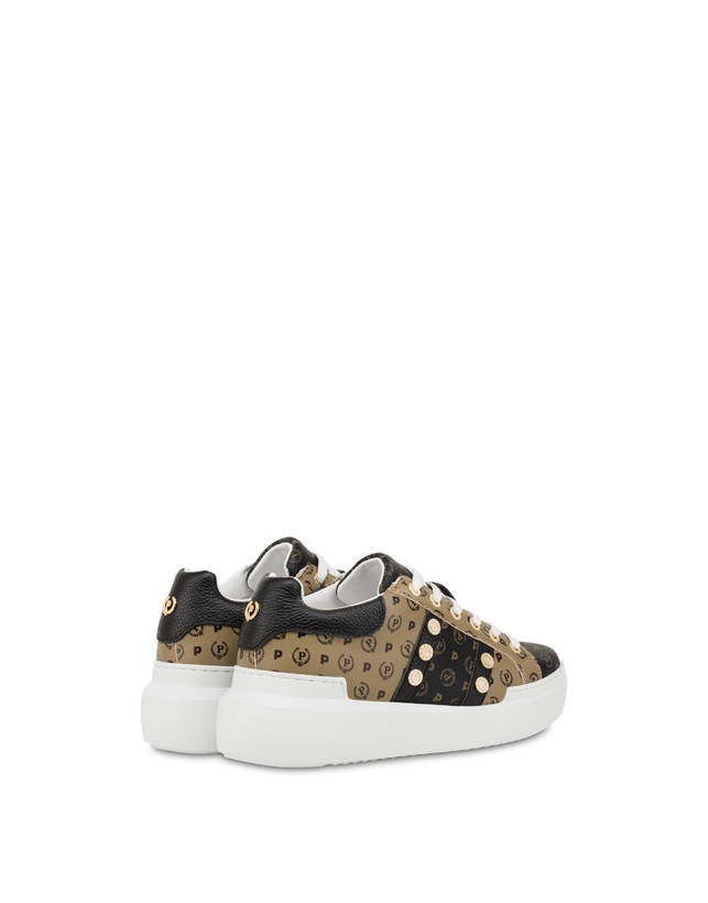Pollini Sneakers Con Borchie Heritage Avorio/beige/ghiaccio Sconto di tempo limitato