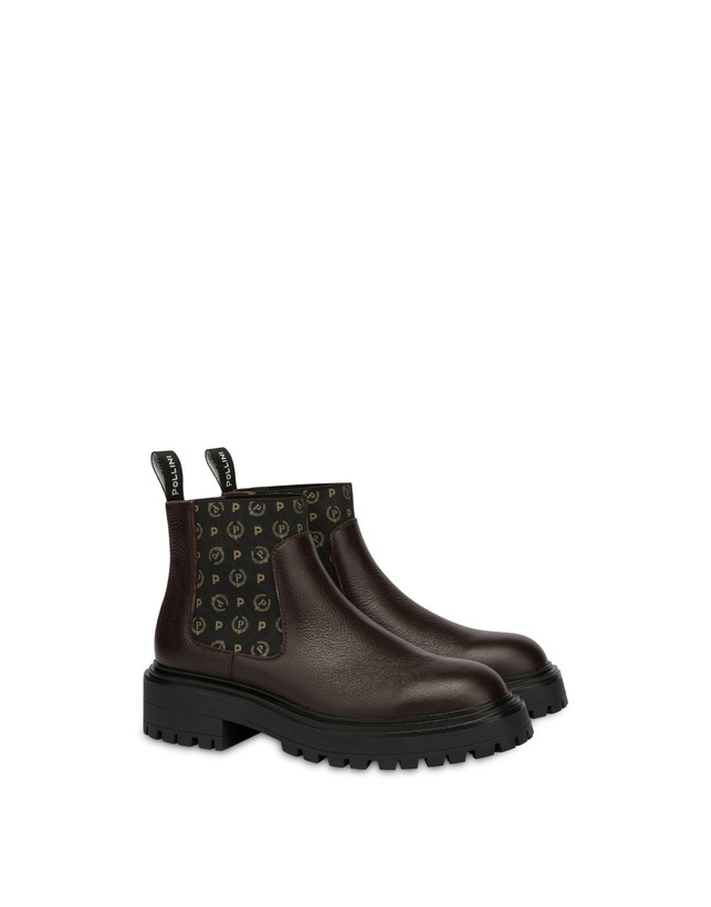 Pollini Beatles In Vitello Logo Heritage Nero/t.moro Prezzo di fabbrica