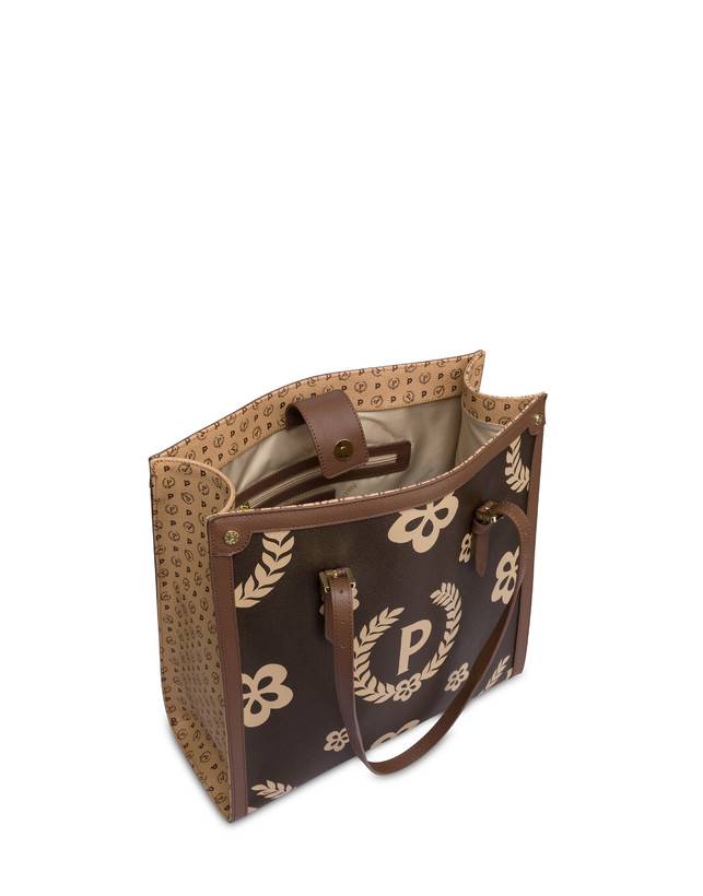Pollini Tote Bag Day-si! Heritage Crema/marrone/marrone Shopping online