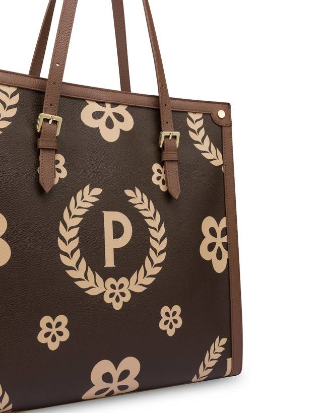 Pollini Tote Bag Day-si! Heritage Crema/marrone/marrone Shopping online