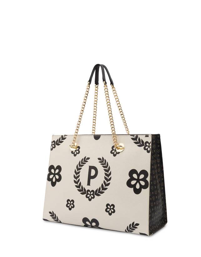 Pollini Shopping Bag Day-si! Heritage Nero/avorio/nero Vendite stagionali