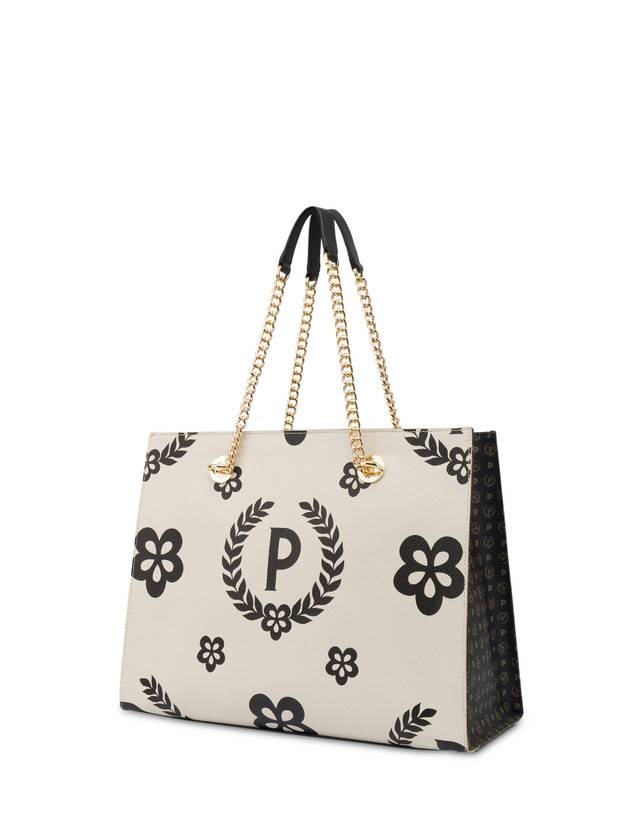 Pollini Shopping Bag Day-si! Heritage Nero/avorio/nero Vendite stagionali