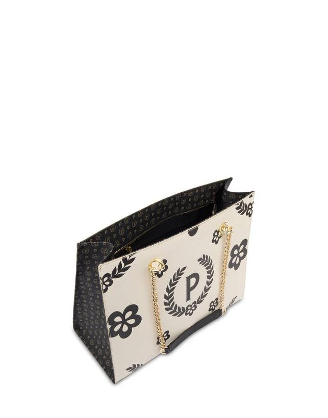 Pollini Shopping Bag Day-si! Heritage Nero/avorio/nero Vendite stagionali