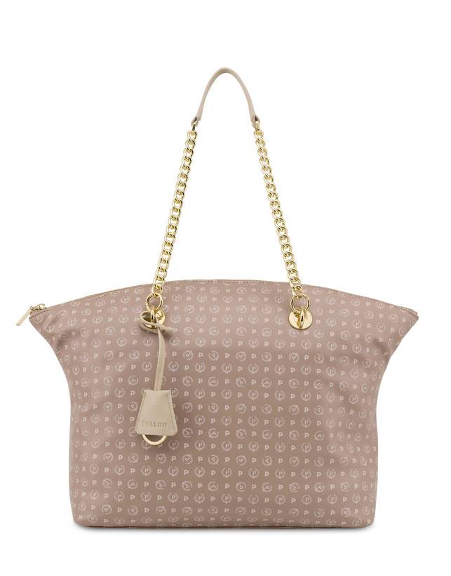 Pollini Tote Bag Heritage Soft Touch Beige/avorio Lightning offer