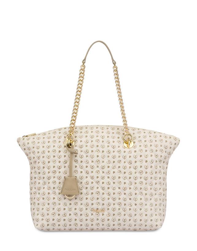 Pollini Tote Bag Heritage Matelassé Avorio/avorio Nuovi prodotti