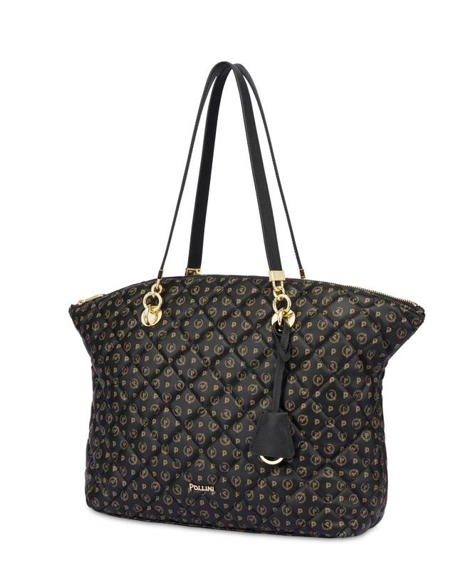 Pollini Tote Bag Heritage Matelassé Nero/nero Bestseller