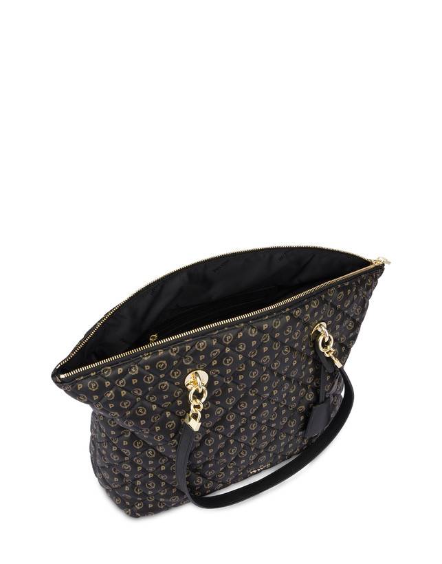 Pollini Tote Bag Heritage Matelassé Nero/nero Bestseller