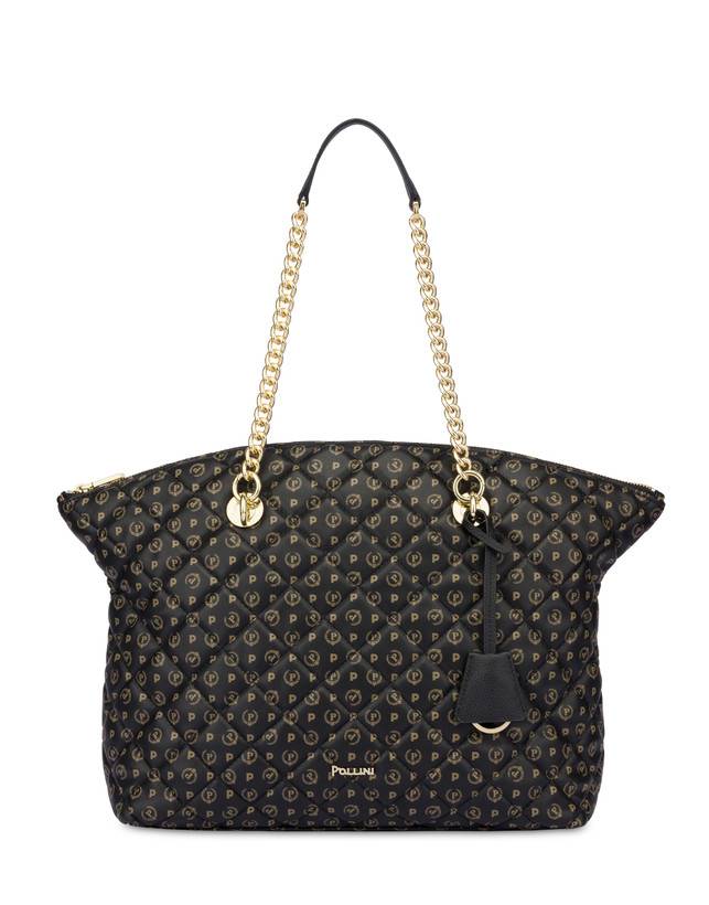 Pollini Tote Bag Heritage Matelassé Nero/nero Bestseller